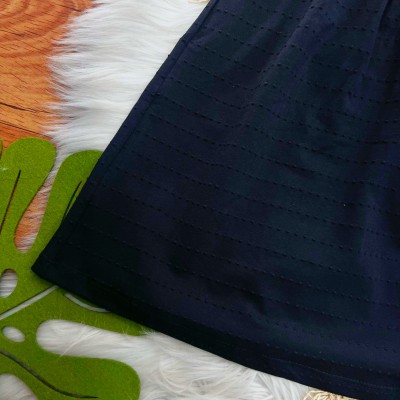 Vestido Manga Curta Ana Bola - Preto